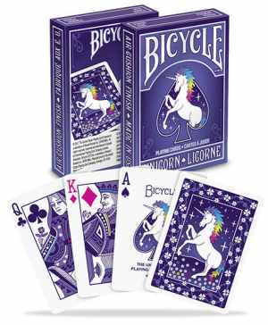 Bicycle Playing Cards Unicorn Violet